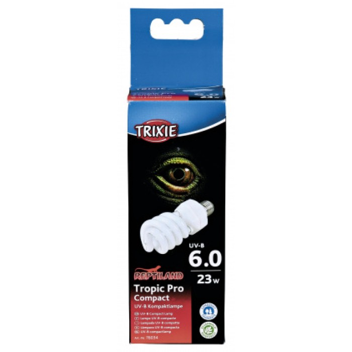Лампа для террариума TRIXIE - Sunlight Pro Compact 6.0,  60 x 152 мм / 23 Вт